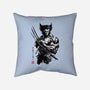 Mutant Samurai Sumi-e-None-Non-Removable Cover w Insert-Throw Pillow-DrMonekers