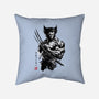 Mutant Samurai Sumi-e-None-Removable Cover-Throw Pillow-DrMonekers