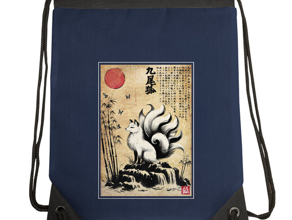 Kitsune Woodblock