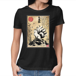 Kitsune Woodblock