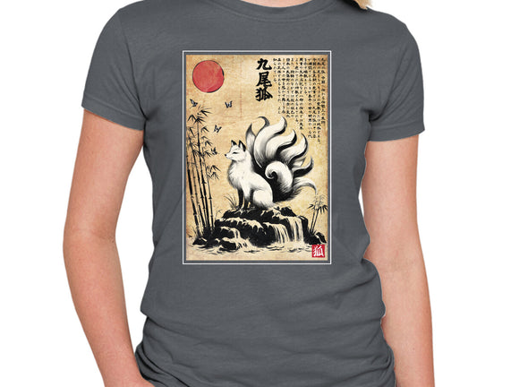 Kitsune Woodblock