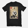 Kitsune Woodblock-Womens-Basic-Tee-DrMonekers