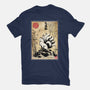 Kitsune Woodblock-Unisex-Basic-Tee-DrMonekers