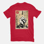 Kitsune Woodblock-Womens-Basic-Tee-DrMonekers