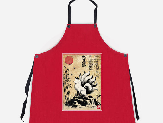 Kitsune Woodblock