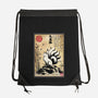 Kitsune Woodblock-None-Drawstring-Bag-DrMonekers