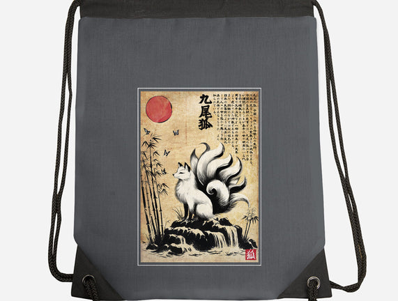 Kitsune Woodblock