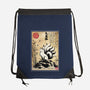 Kitsune Woodblock-None-Drawstring-Bag-DrMonekers