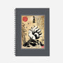 Kitsune Woodblock-None-Dot Grid-Notebook-DrMonekers