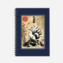 Kitsune Woodblock-None-Dot Grid-Notebook-DrMonekers