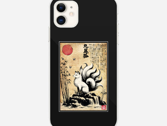 Kitsune Woodblock