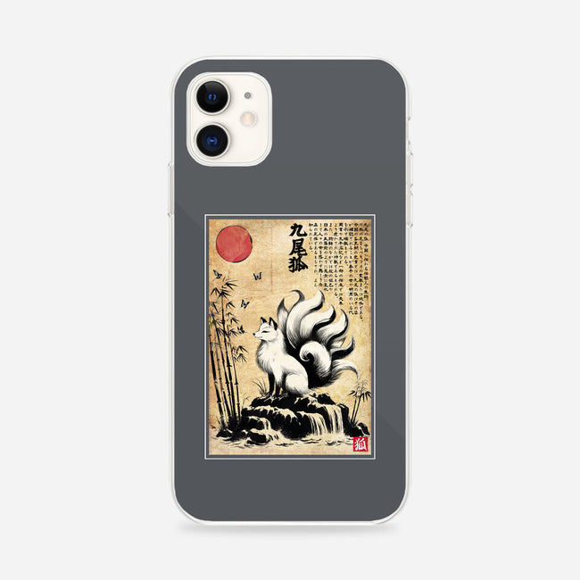 Kitsune Woodblock-iPhone-Snap-Phone Case-DrMonekers