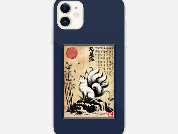 Kitsune Woodblock