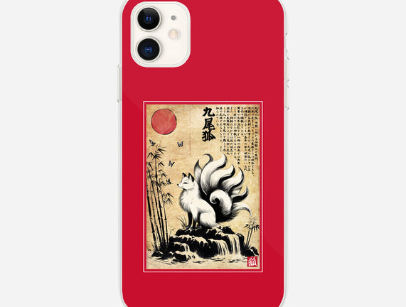 Kitsune Woodblock