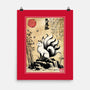 Kitsune Woodblock-None-Matte-Poster-DrMonekers