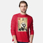 Kitsune Woodblock-Mens-Long Sleeved-Tee-DrMonekers