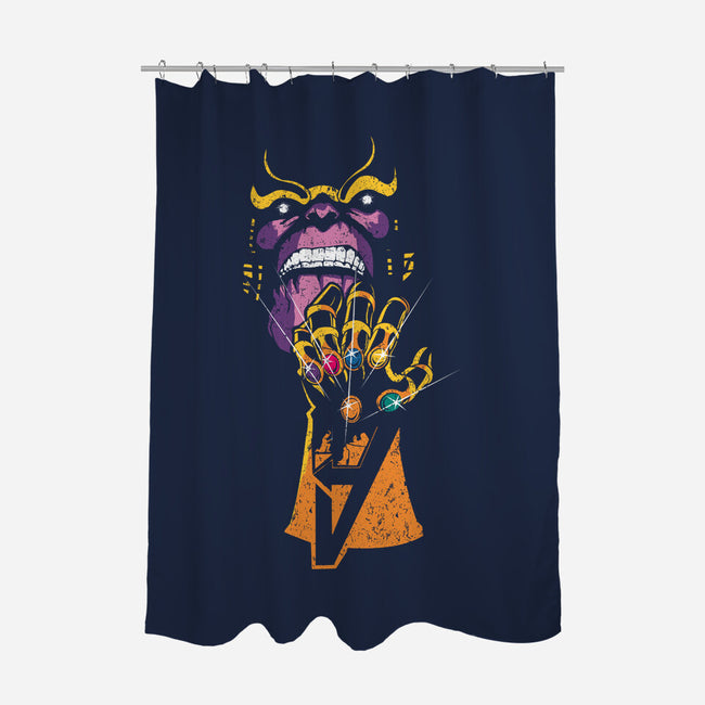 Infinity Gauntlet-None-Polyester-Shower Curtain-Bahlens