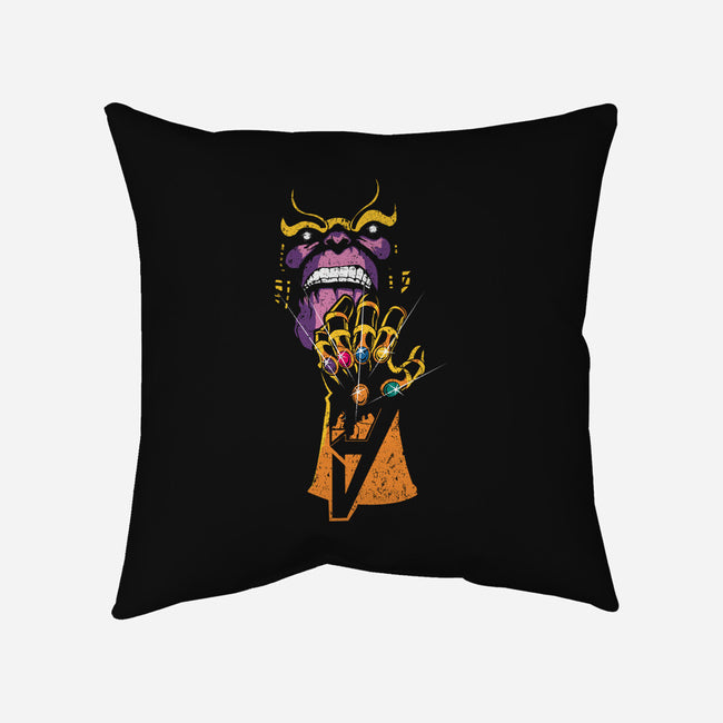 Infinity Gauntlet-None-Removable Cover-Throw Pillow-Bahlens