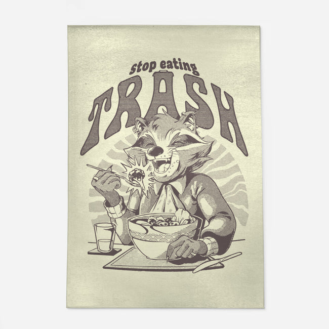 Stop Eating Trash-None-Outdoor-Rug-Gazo1a