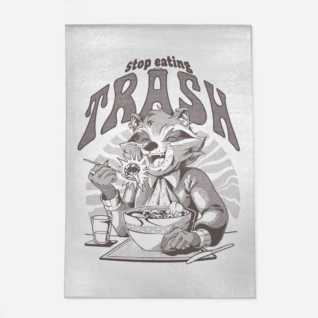 Stop Eating Trash-None-Outdoor-Rug-Gazo1a