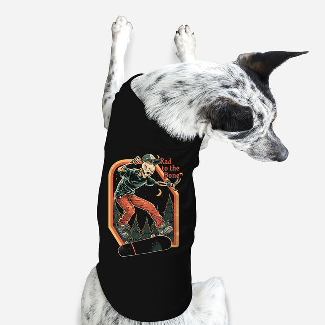 Rad To The Bone-Dog-Basic-Pet Tank-Gazo1a