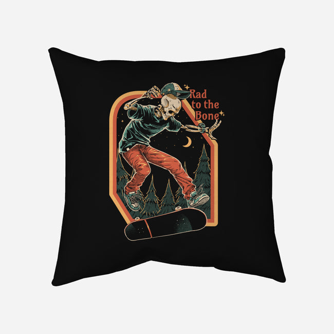 Rad To The Bone-None-Non-Removable Cover w Insert-Throw Pillow-Gazo1a