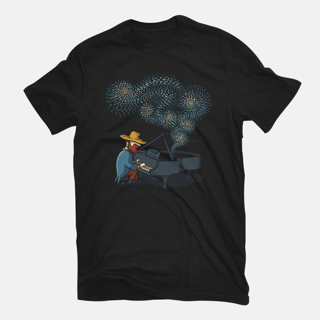 Starry Symphony-Womens-Fitted-Tee-erion_designs