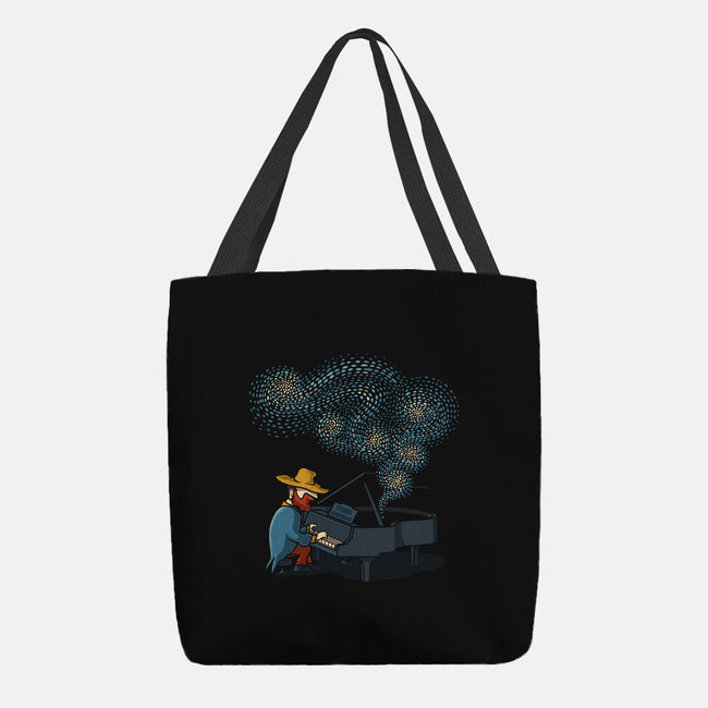 Starry Symphony-None-Basic Tote-Bag-erion_designs