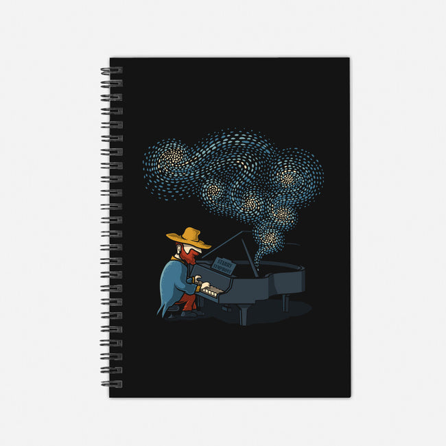Starry Symphony-None-Dot Grid-Notebook-erion_designs