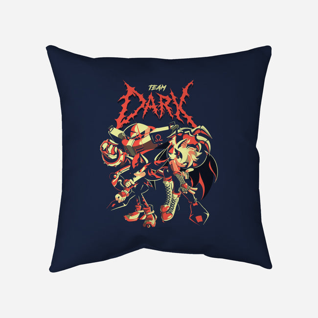 Team Dark-None-Removable Cover-Throw Pillow-Gazo1a