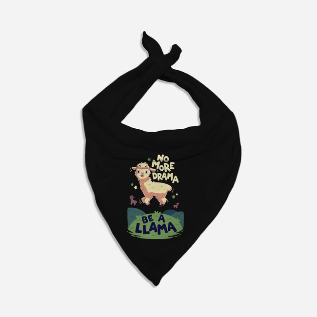 No More Drama-Cat-Bandana-Pet Collar-Geekydog