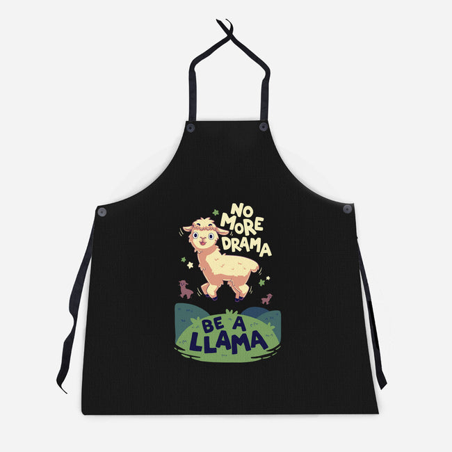 No More Drama-Unisex-Kitchen-Apron-Geekydog