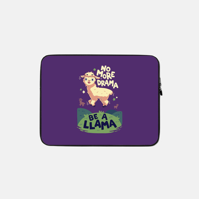 No More Drama-None-Zippered-Laptop Sleeve-Geekydog