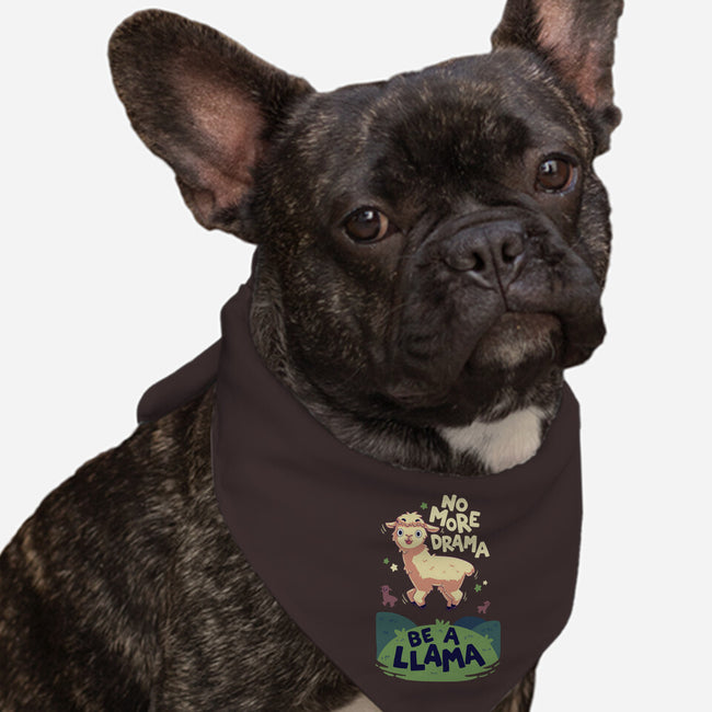 No More Drama-Dog-Bandana-Pet Collar-Geekydog
