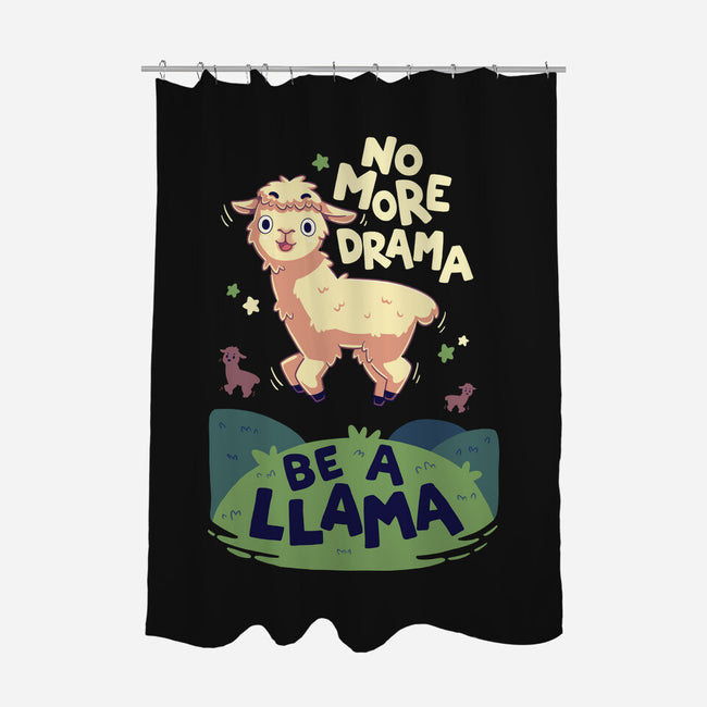 No More Drama-None-Polyester-Shower Curtain-Geekydog