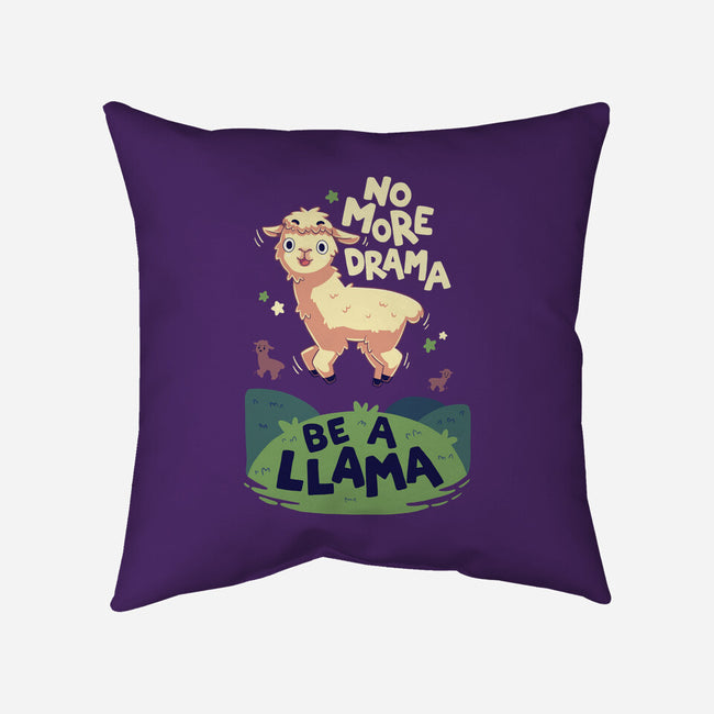 No More Drama-None-Non-Removable Cover w Insert-Throw Pillow-Geekydog