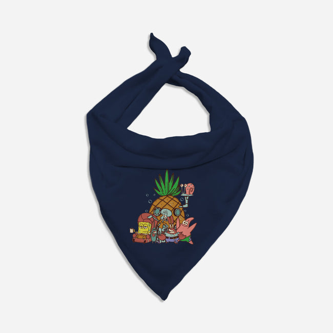 Spongebob's House-Cat-Bandana-Pet Collar-turborat14