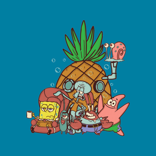 Spongebob's House-None-Glossy-Sticker-turborat14