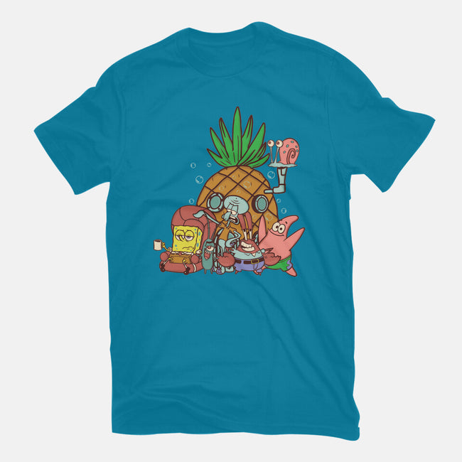 Spongebob's House-Mens-Heavyweight-Tee-turborat14