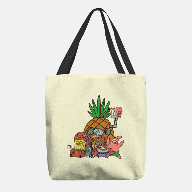 Spongebob's House-None-Basic Tote-Bag-turborat14