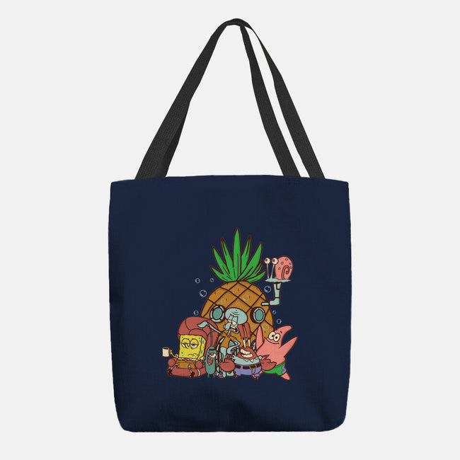 Spongebob's House-None-Basic Tote-Bag-turborat14