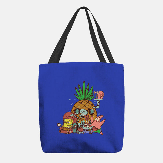 Spongebob's House-None-Basic Tote-Bag-turborat14