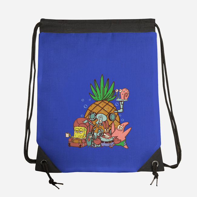 Spongebob's House-None-Drawstring-Bag-turborat14