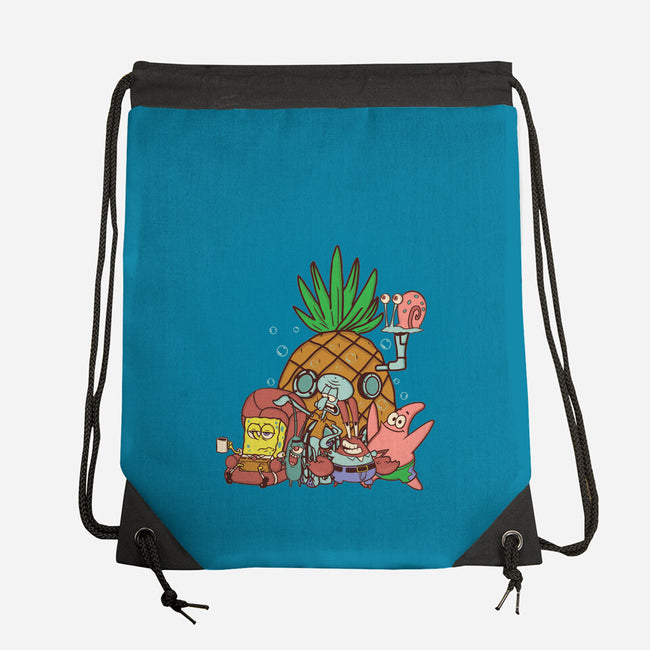 Spongebob's House-None-Drawstring-Bag-turborat14