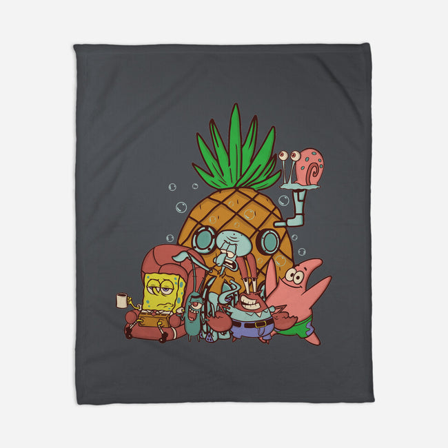 Spongebob's House-None-Fleece-Blanket-turborat14