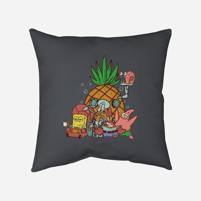 Spongebob's House-None-Non-Removable Cover w Insert-Throw Pillow-turborat14