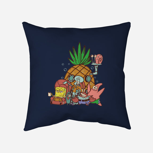 Spongebob's House-None-Non-Removable Cover w Insert-Throw Pillow-turborat14