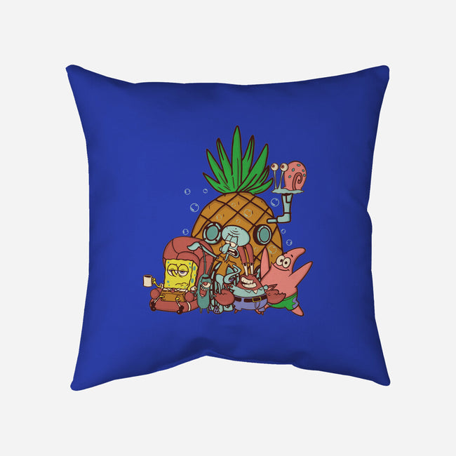 Spongebob's House-None-Non-Removable Cover w Insert-Throw Pillow-turborat14