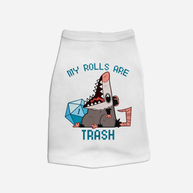 My Rolls Are Trash-Dog-Basic-Pet Tank-Hunnydoll