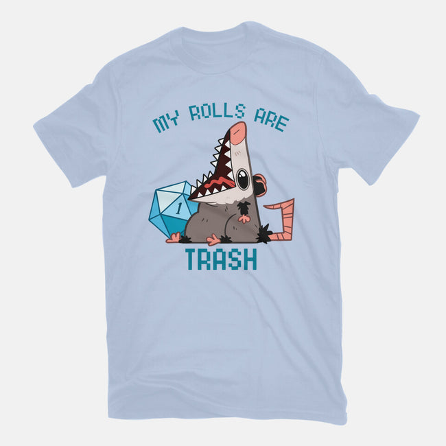 My Rolls Are Trash-Womens-Fitted-Tee-Hunnydoll